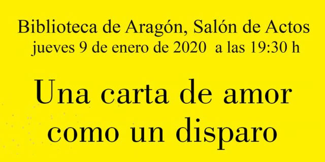 Trinidad Ruiz Marcellán presenta Una carta de amor como un disparo